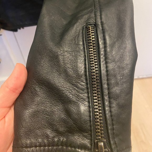 Juicy Couture Leather Motorcycle Jacket - Picture 7 of 8